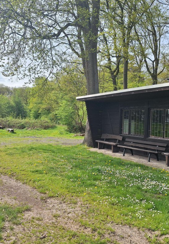 Ruhebänke an der Grillhütte | © T. Biersch Ruhebänke an der Grillhütte | © T. Biersch