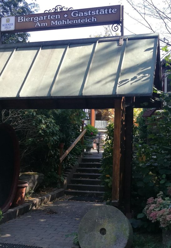Eingang Biergarten Campingplatz | © B. Vogt