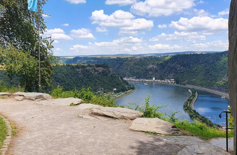 Aussicht aufs Mittelrheintal | © C. Vogt Aussicht aufs Mittelrheintal | © C. Vogt