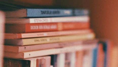 B&uuml;cher gestapelt in einem B&uuml;cherregal | &copy; Canva/TI Hunsr&uuml;ck-Mittelrhein