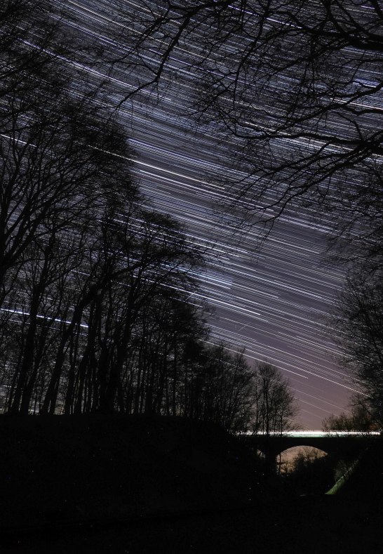 Hunsrückbahn bei Nacht | © S. Mauer