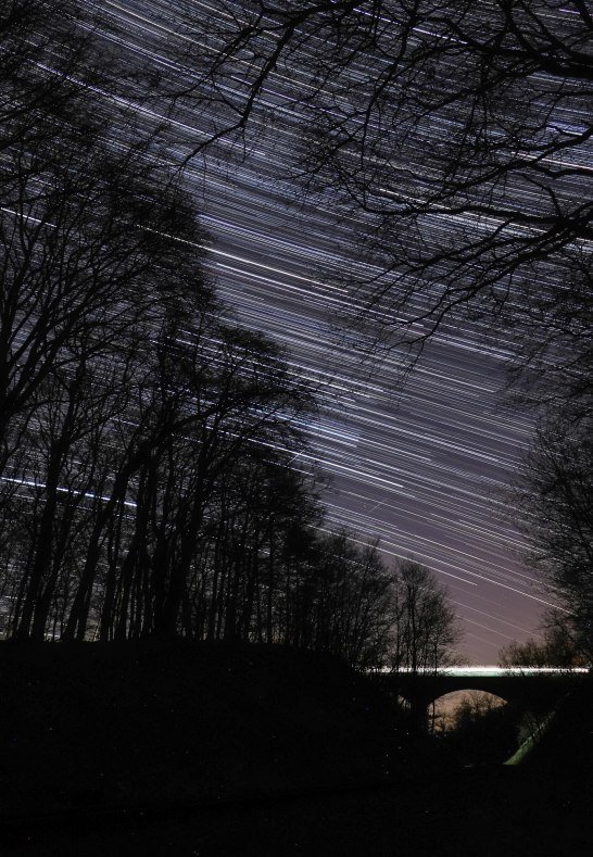 Hunsrückbahn bei Nacht | © S. Mauer