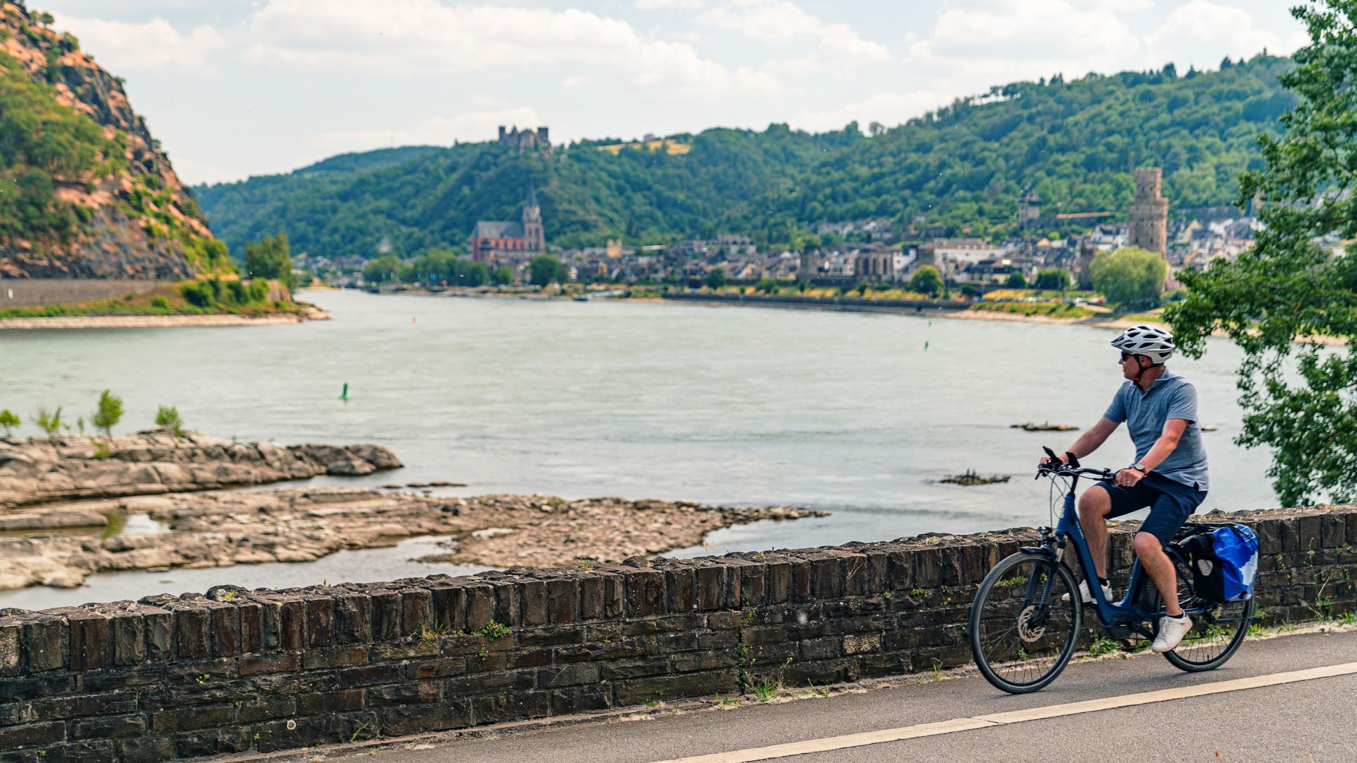 Rheinradweg bei Oberwesel | © Maximilian Semsch/RRT, CC BY SA 4.0 Rheinradweg bei Oberwesel | © Maximilian Semsch/RRT, CC BY SA 4.0