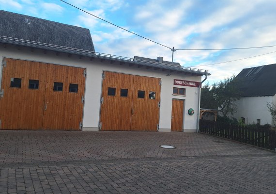 Defi an der Dorfscheune | © T. Biersch Defi an der Dorfscheune | © T. Biersch