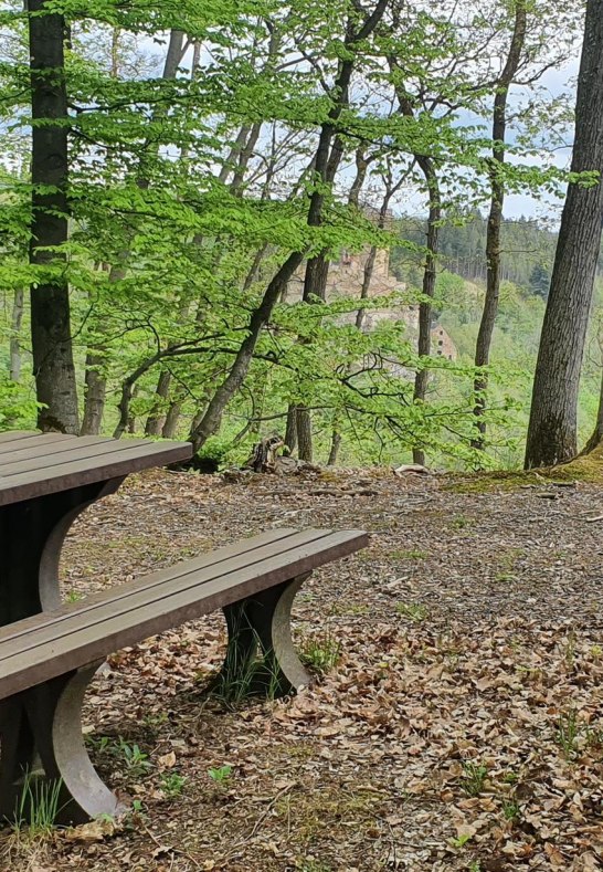 Rastplatz am Ehrenburgblick | © T. Biersch