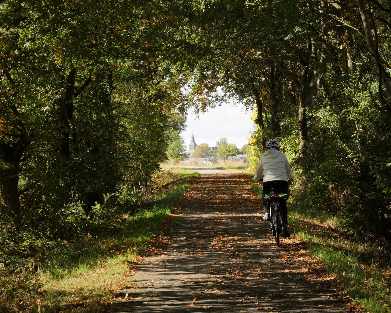 Radwegtunnel mit Blick auf Lingerhahn