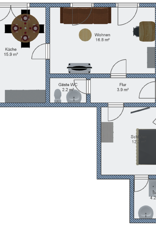 Grundriss | &copy; Jutta Christ