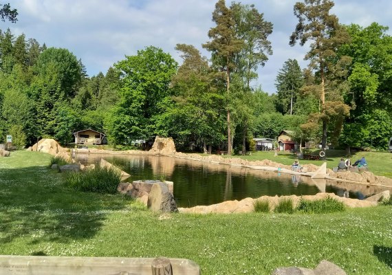 Schwimmbad am Campingplatz | © C. Vogt
