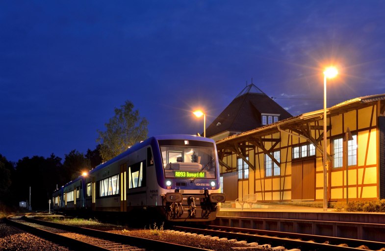 Hunsrückbahn am BH Emmelshausen | © T. Biersch Hunsrückbahn am BH Emmelshausen | © T. Biersch