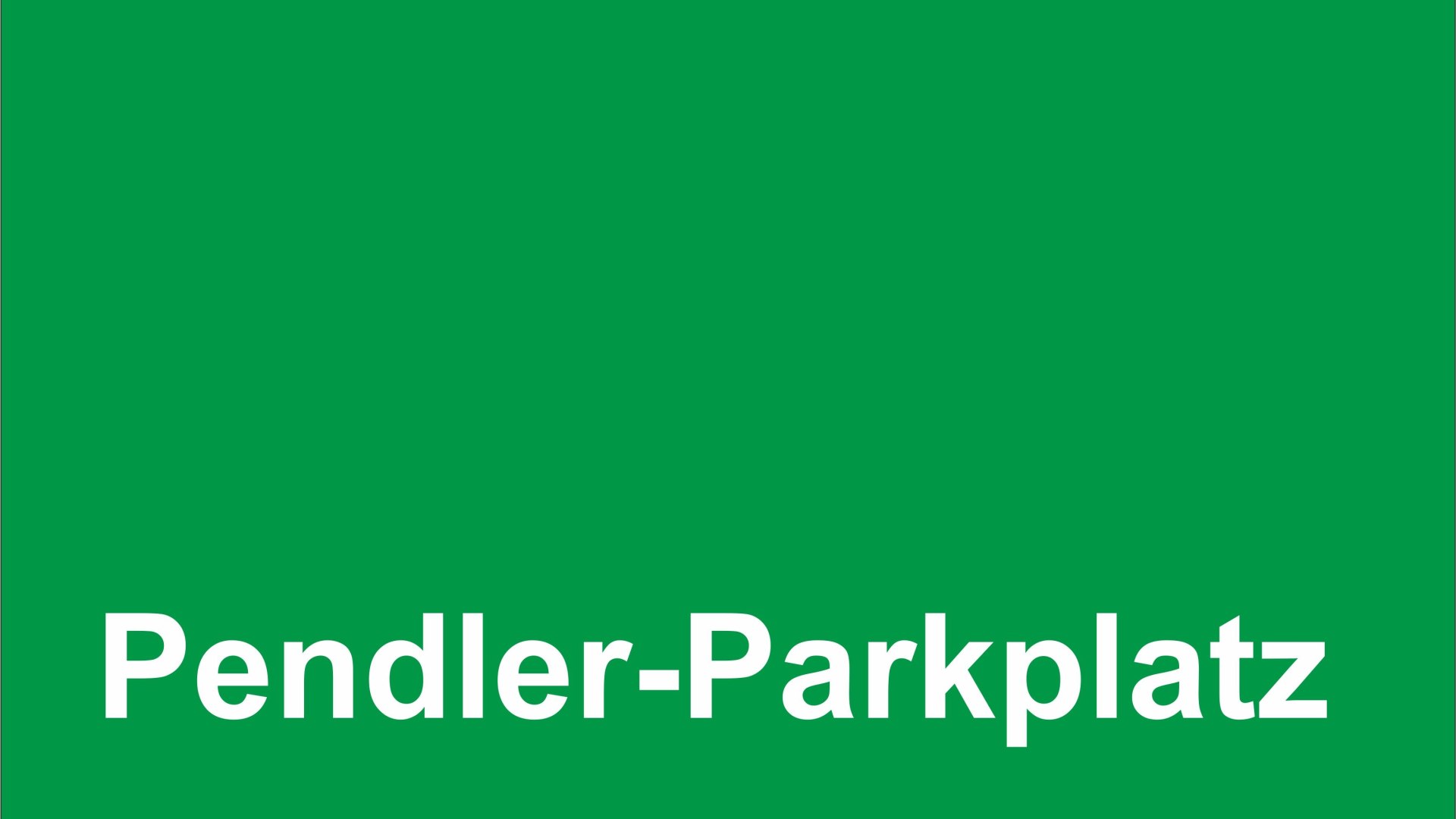 Pendler-Parkplatz | &copy; T. Biersch