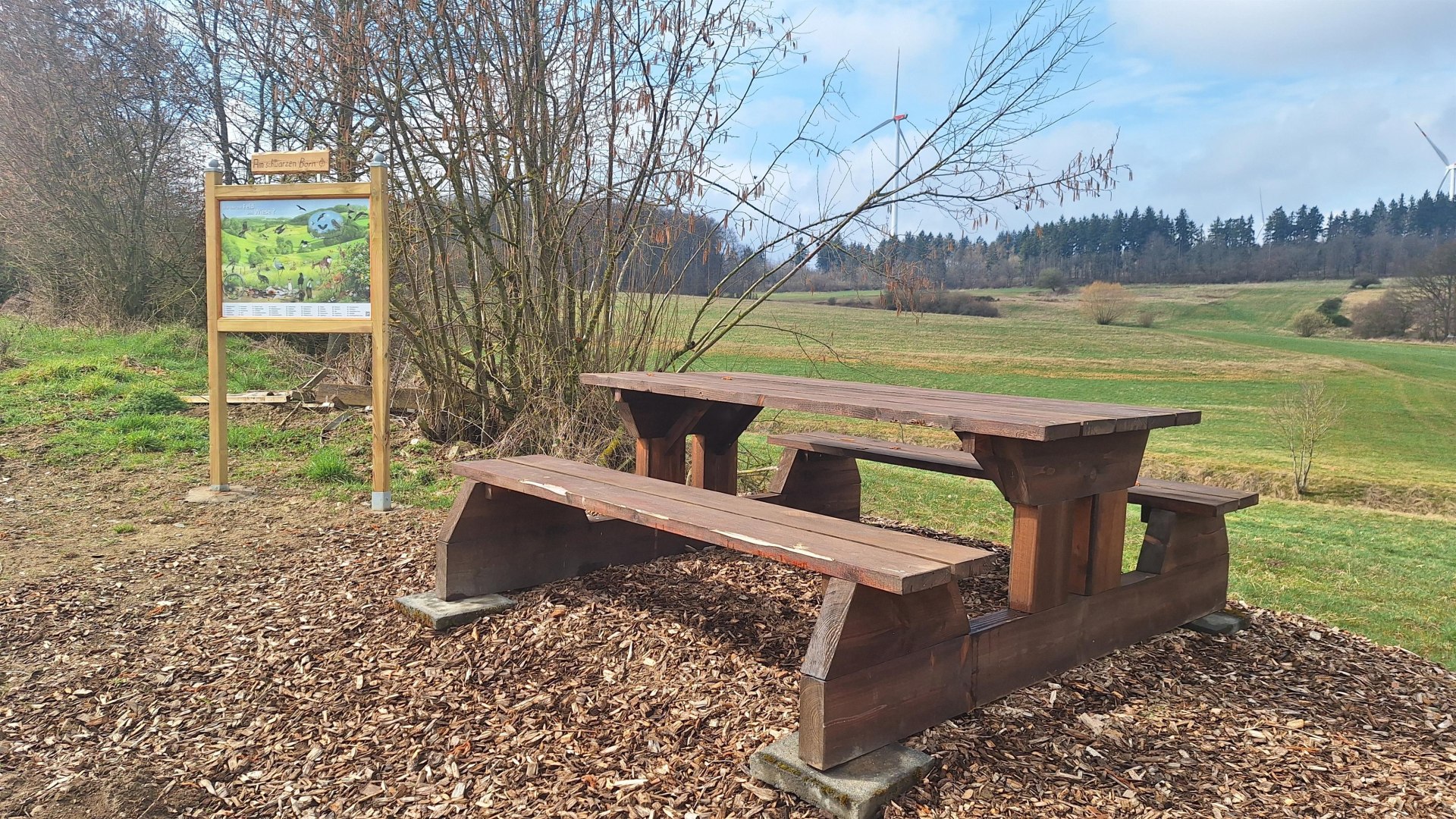 Picknickbank am schwarzen Boor | © T. Biersch