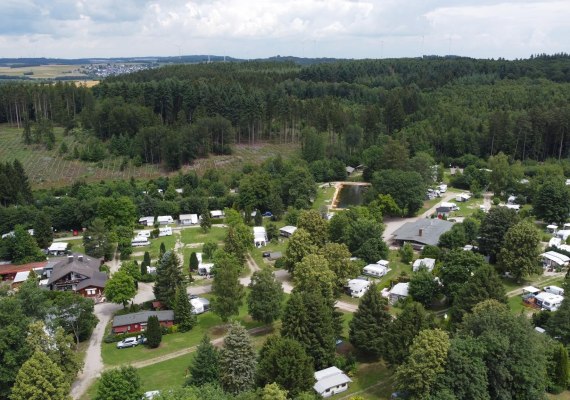 Luftaufnahme Camping Mühlenteich | © H. Christ
