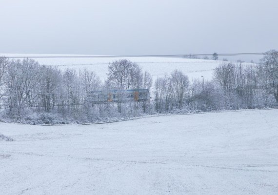 Hunsrückbahn im Winter | © S. Mauer Hunsrückbahn im Winter | © S. Mauer