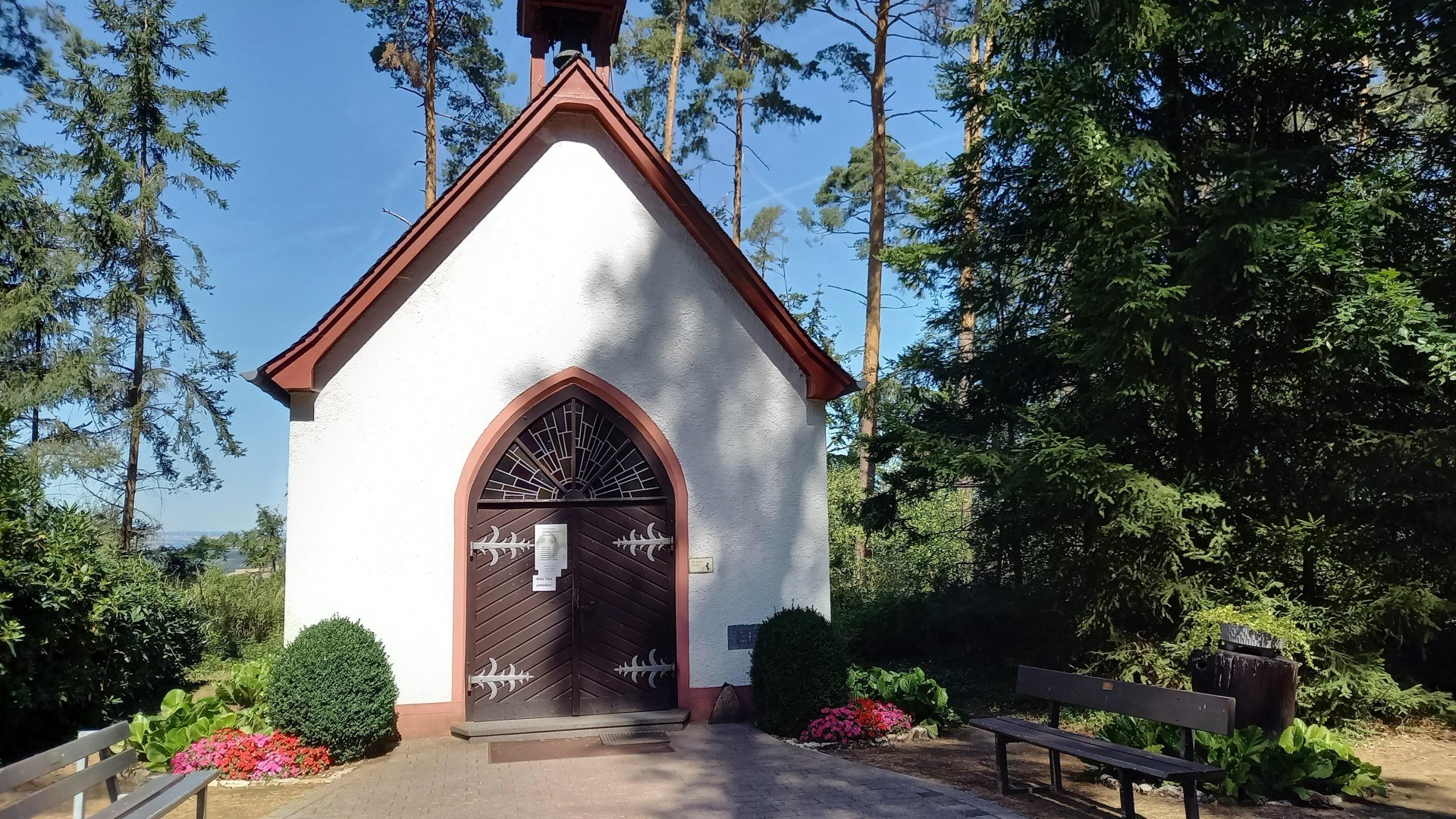 Schönstattkapelle mit Ruhebank | © C. Vogt Schönstattkapelle mit Ruhebank | © C. Vogt