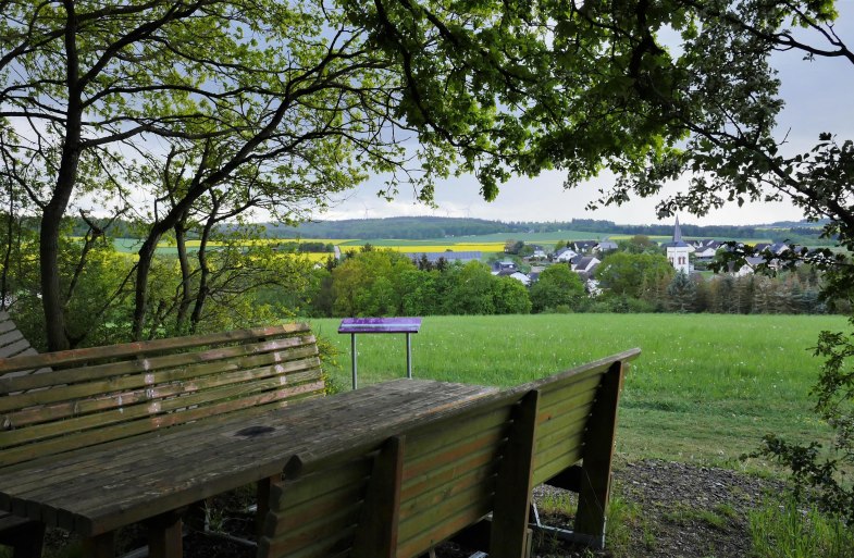 Eifelblick mit Aussicht auf Bickenbach | © B. Vogt