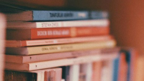 B&uuml;cher gestapelt in einem B&uuml;cherregal | &copy; Canva/TI Hunsr&uuml;ck-Mittelrhein