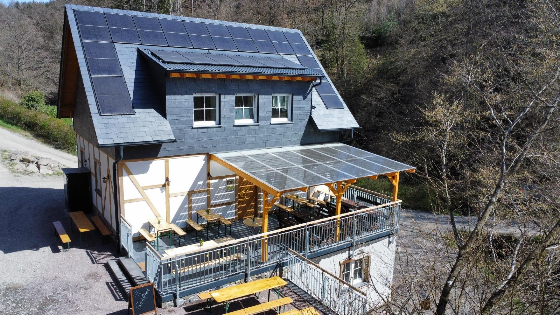 Strieders-M&uuml;hle mit Terrasse | &copy; K. Lubischer