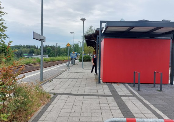 &Ouml;ffentliche Toiletten  direkt am Bahnhof | &copy; T. Biersch