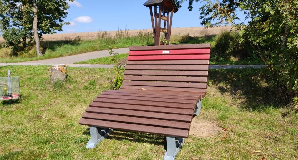 Ruhebank am Radweg | © TI Hunsrück-Mittelrhein Ruhebank am Radweg | © TI Hunsrück-Mittelrhein