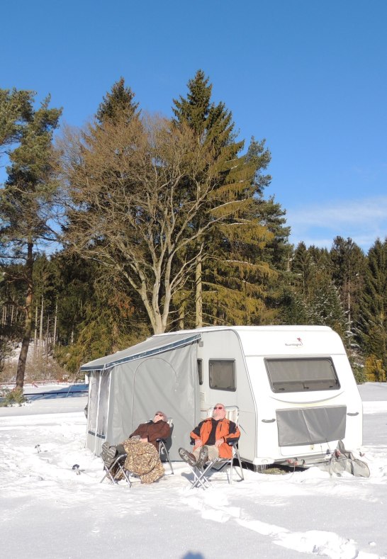 Camping im Winter | © H. Christ