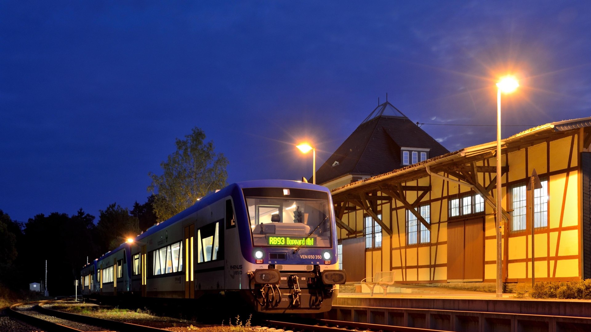 Hunsrückbahn am BH Emmelshausen | © T. Biersch