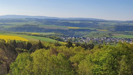 Blick vom Spitzen Stein auf Niederburg und ins Mittelrheintal | © Ti Hunsrück-Mittelrhein