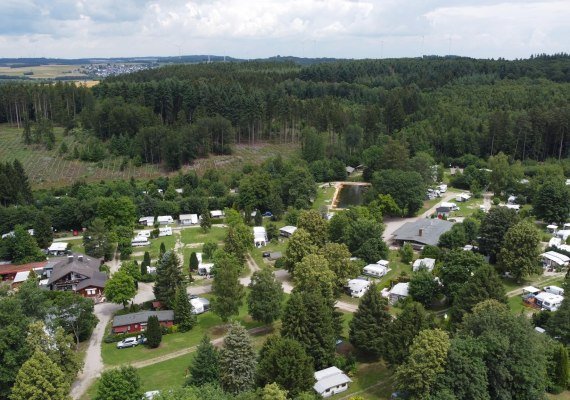 Luftaufnahme Camping Mühlenteich | © H. Christ