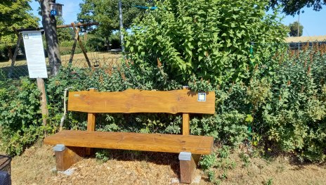Ruhebank am Spielplatz | © C. Vogt