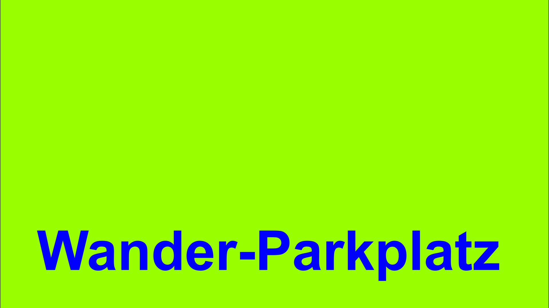Kostenloser Wanderparkplatz | © T. Biersch