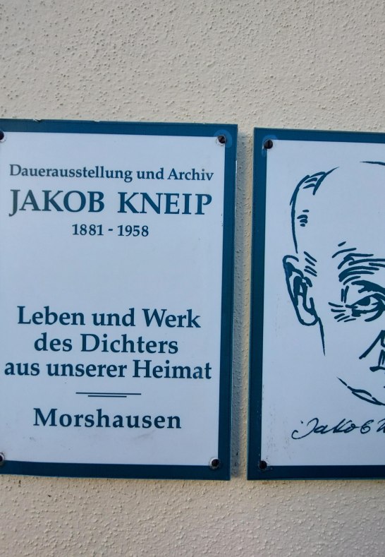 Tafel am  Jakob -Kneip-Museum | © T. Biersch