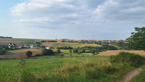 Blick vom Ginsterberg auf das Dorf | © TI Hunsrück-Mittelrhein