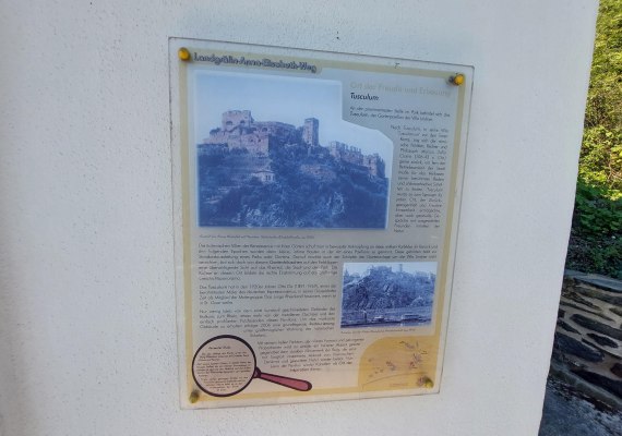 Info-Tafel Tusculum | &copy; T. Biersch