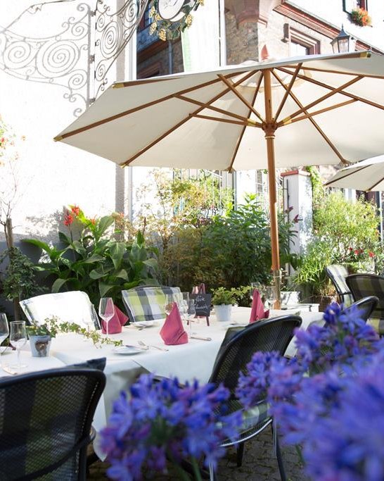 Restaurant-Terrace at Hotel Weinhaus Weiler | &copy; Weinhaus Weiler