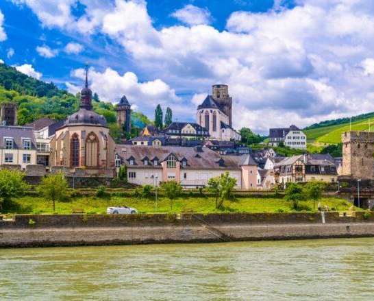 Blick auf Oberwesel | © Campingplatz Oberwesel