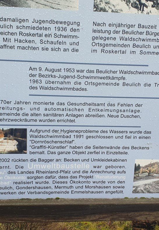 Beschreibung Waldschwimmbad -2- | © T. Biersch Beschreibung Waldschwimmbad -2- | © T. Biersch