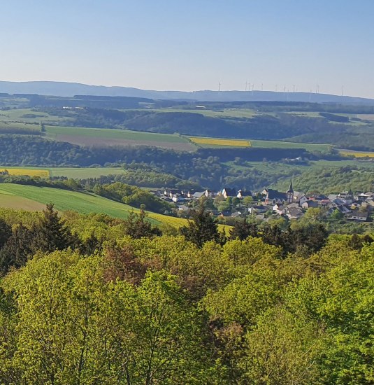 Blick vom Spitzen Stein auf Niederburg und ins Mittelrheintal | © Ti Hunsrück-Mittelrhein
