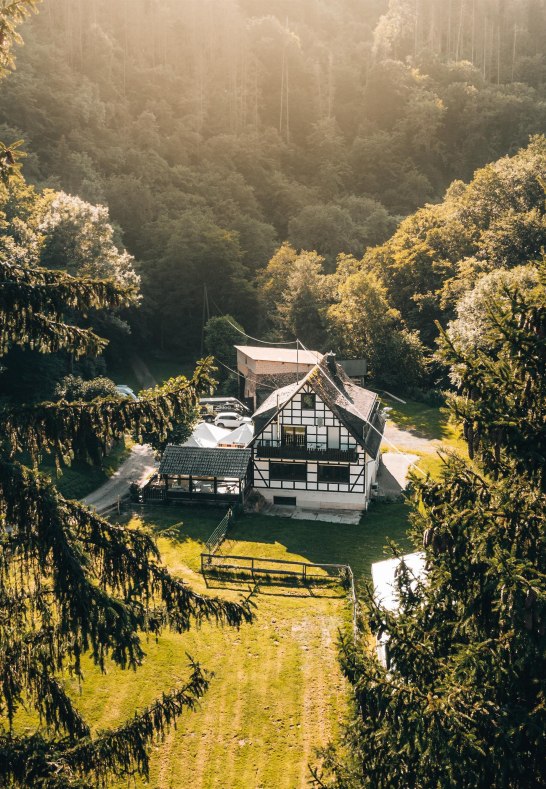 Luftaufnahme Eckmühle | © Fam. Thiele Luftaufnahme Eckmühle | © Fam. Thiele