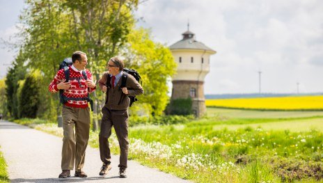 Willi und Ernst auf dem Traumschleifchen Baybachquellen | © Kai Myller