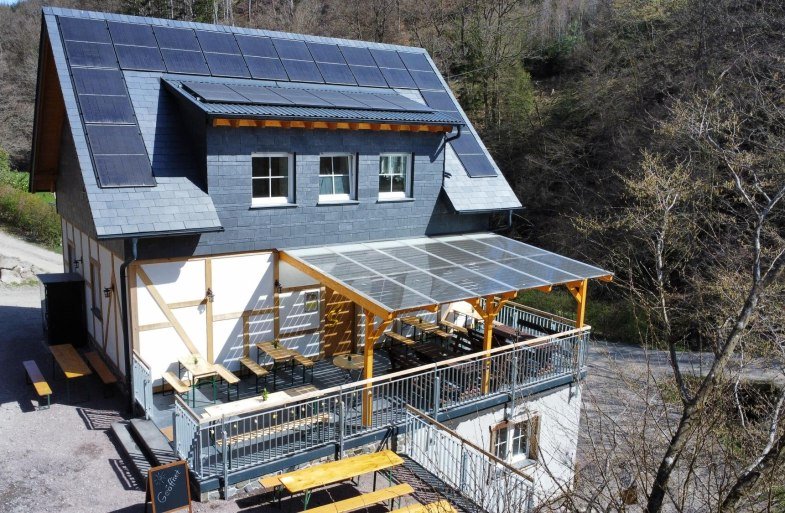 Strieders-M&uuml;hle mit Terrasse | &copy; K. Lubischer