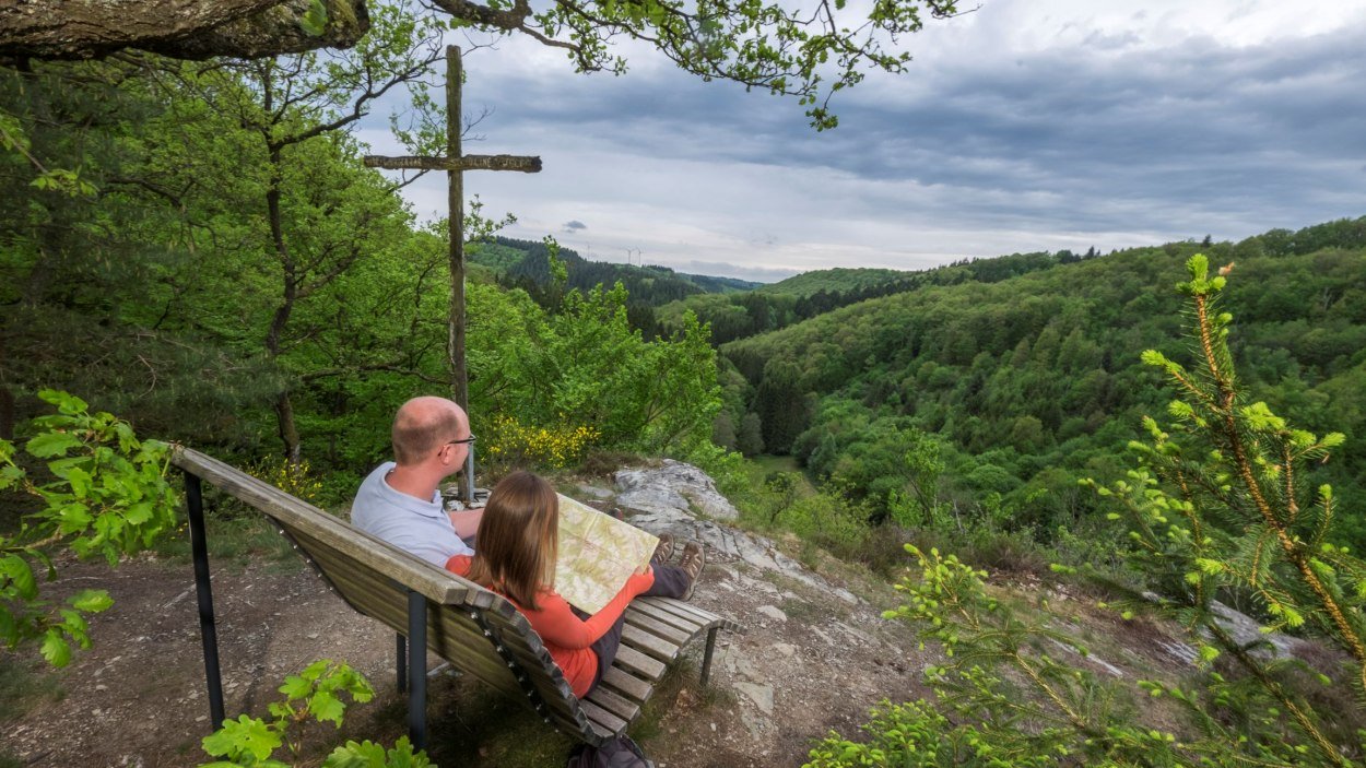 Traumschleife Oberes Baybachtal Blick vom Ackersberg | © Klaus-Peter Kappest