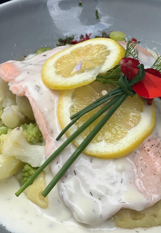 Gedünstetes Lachsfilet | © N. Sander