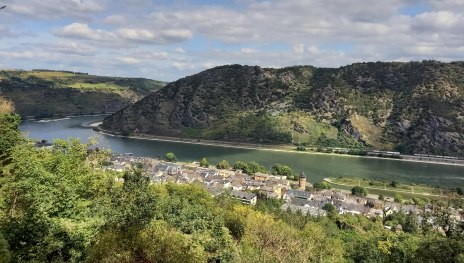 Oberwesel Blick auf Stadt