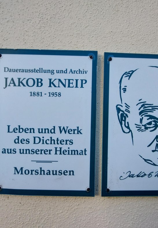 Tafel am  Jakob -Kneip-Museum | &copy; T. Biersch