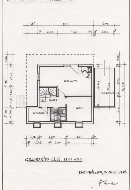 Grundriss | &copy; B. Reuter-Schneider
