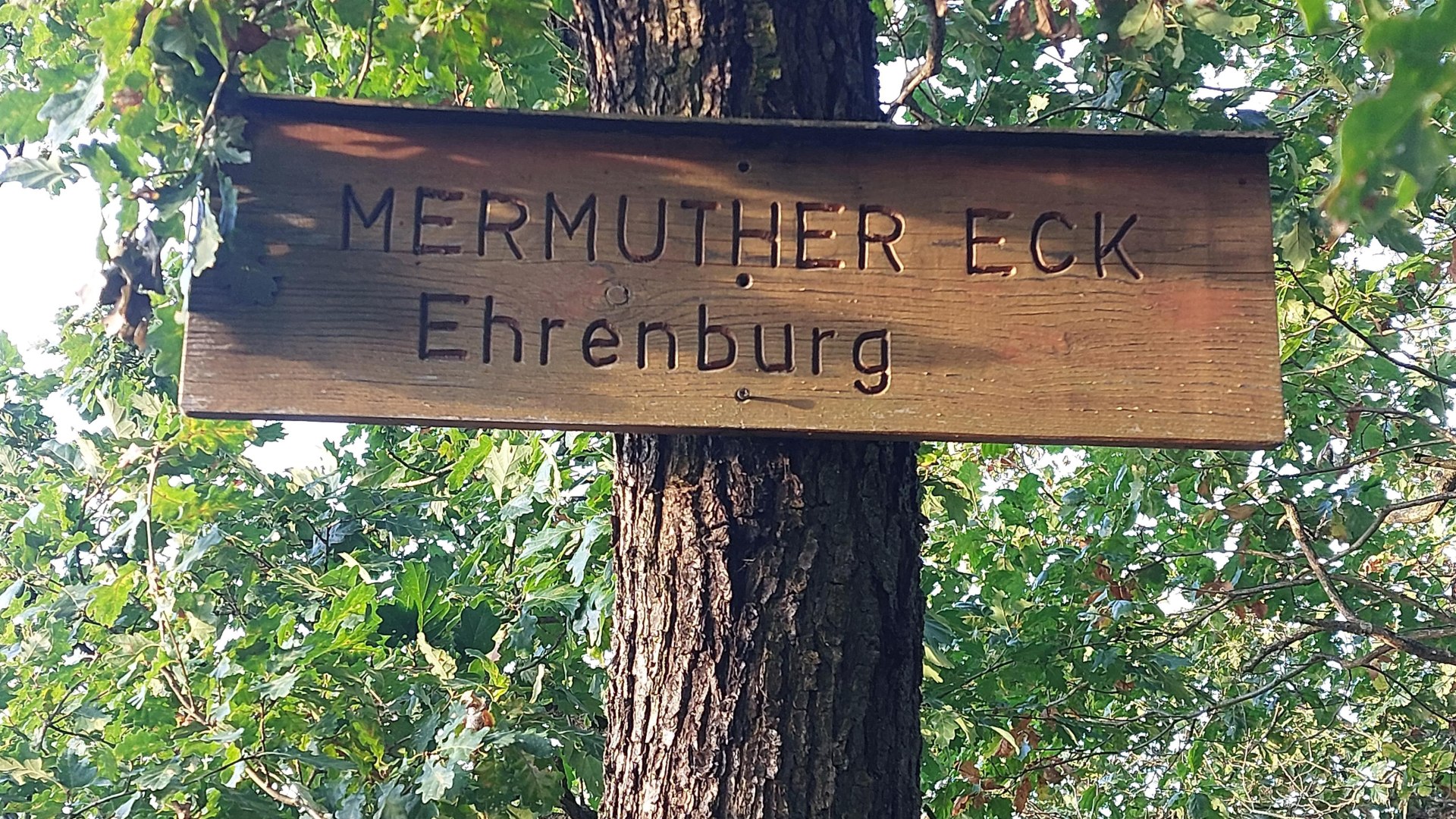 Hinweis am Mermuther Eck | © TI Hunsrück-Mittelrhein