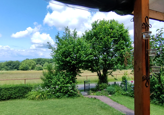 Ausblick aus dem Ferienhaus | © A. Gödert