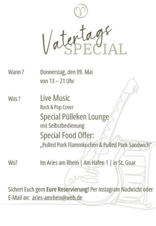 Vatertag 2 | © Aries Vatertag 2 | © Aries