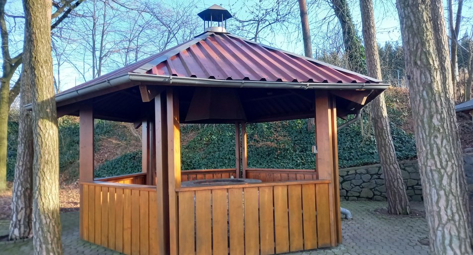 Überdacher Grill | © C. Vogt