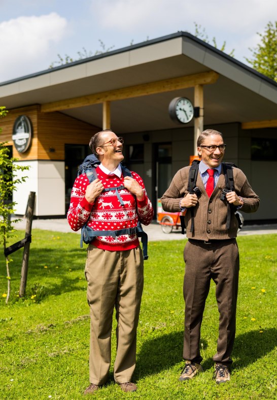 Willi und Ernst am Bistro | © T. Biersch Willi und Ernst am Bistro | © T. Biersch