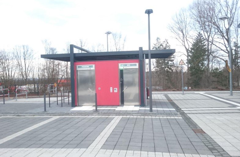 &Ouml;ffentliche Toiletten Bahnhof Emmelshausen | &copy; Claudia Vogt